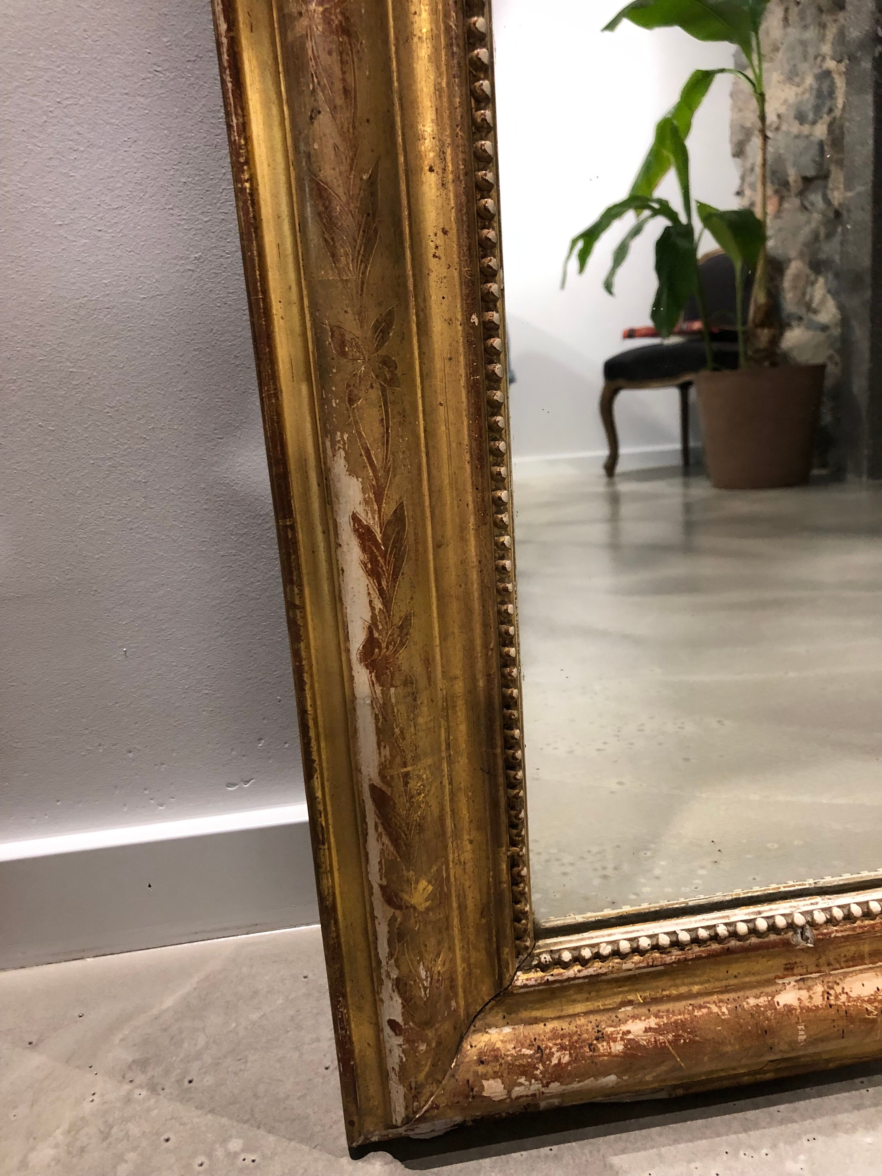 Miroir Louis Philippe XIXème 83x138cm