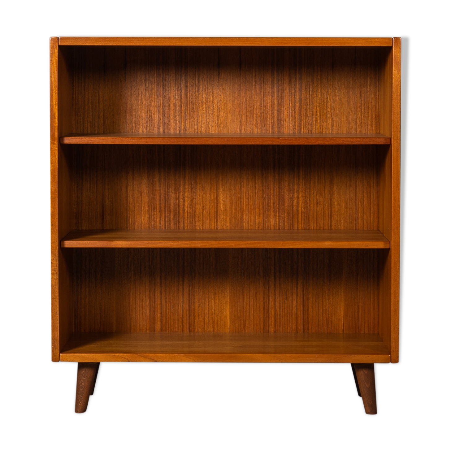 Mid century german bookcase made of solid teak, circa 1970, germany
