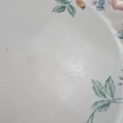 Set of 5 Churchill Briar Rose dinner plates – Vintage English earthenware