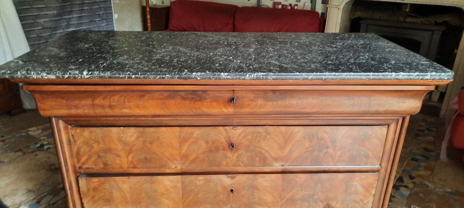 Louis Philippe style chest of drawers