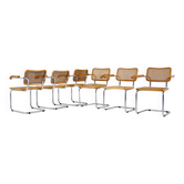 Ensemble de 6 chaises de salle à manger Style B32 de Marcel Breuer