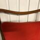 Suite de 6 chaises vintages scandinaves rouges