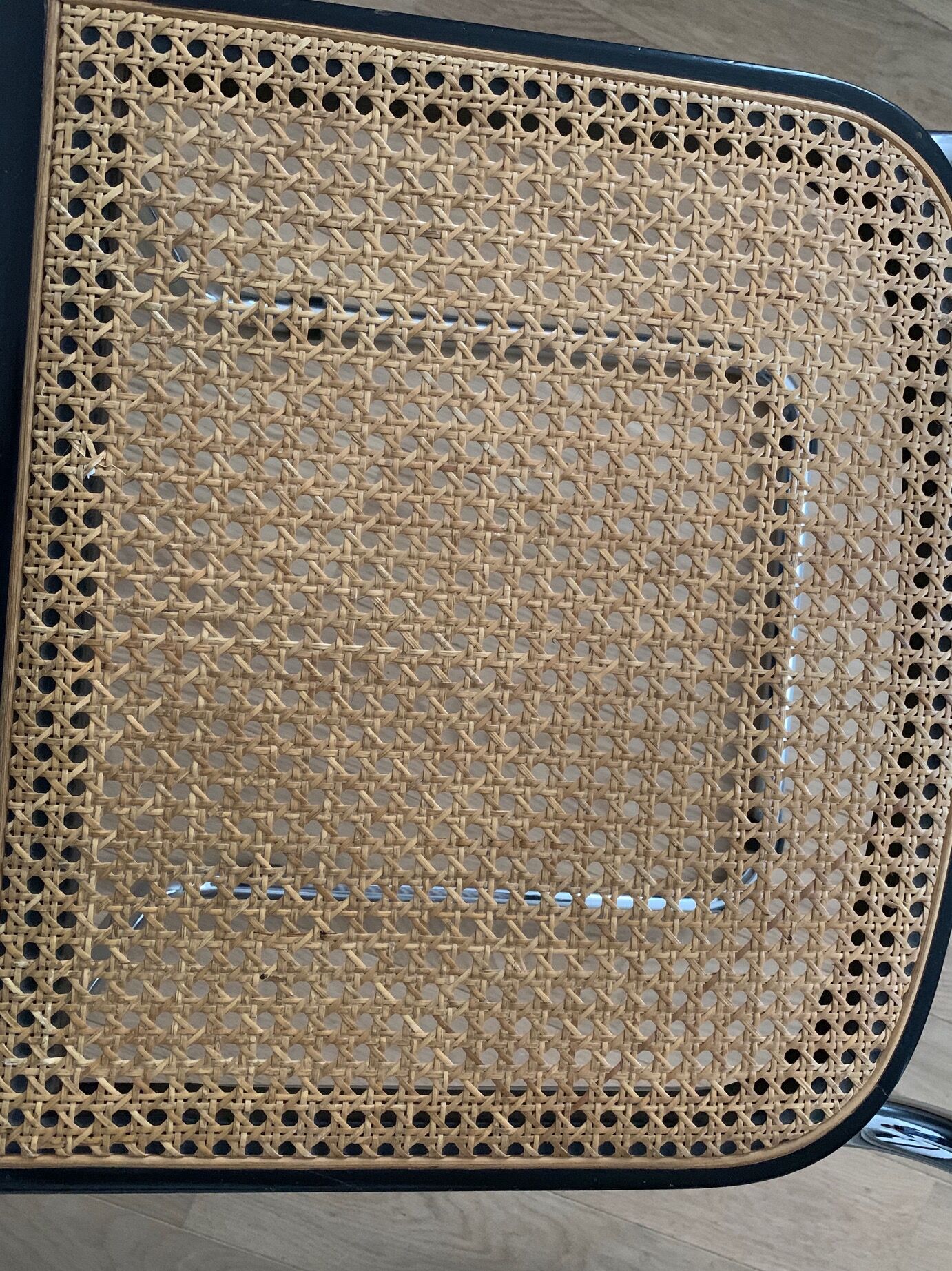 Black B32 chair by Marcel Breuer