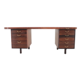 1960s Large exclusive free standing palisander desk