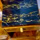 Dressing table art deco 1920 walnut magnifying glass portor marble