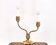 Bronze Water Lily Lamp by Lucien Gau, 1990s