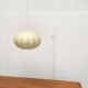 Modern mid-century Cocoon pendant lamp by Friedel Wauer for Goldkant Leuchten, Germany, 1960s.