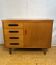 Vintage Mid-Century Teak Small Sideboard | 1960s | Scandinavian Compact