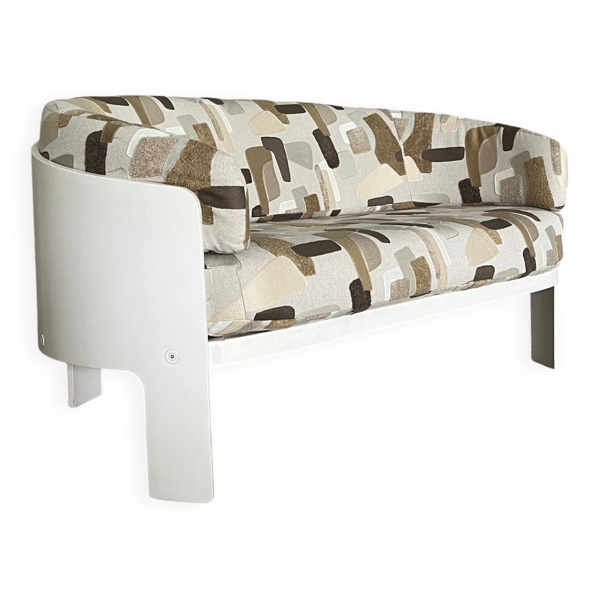 Rare "BZ48" sofa by Hans Ell for Spectrum – newly upholstered