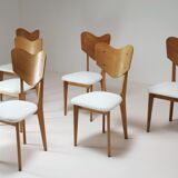 6 chairs  France, 1950s