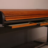 'Action office desk'  in walnut  designed by George Nelson  for Herman Miller - US - 1960's