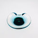 Murano Ashtray Galliano Ferro Sommerso Emerald Green 1960