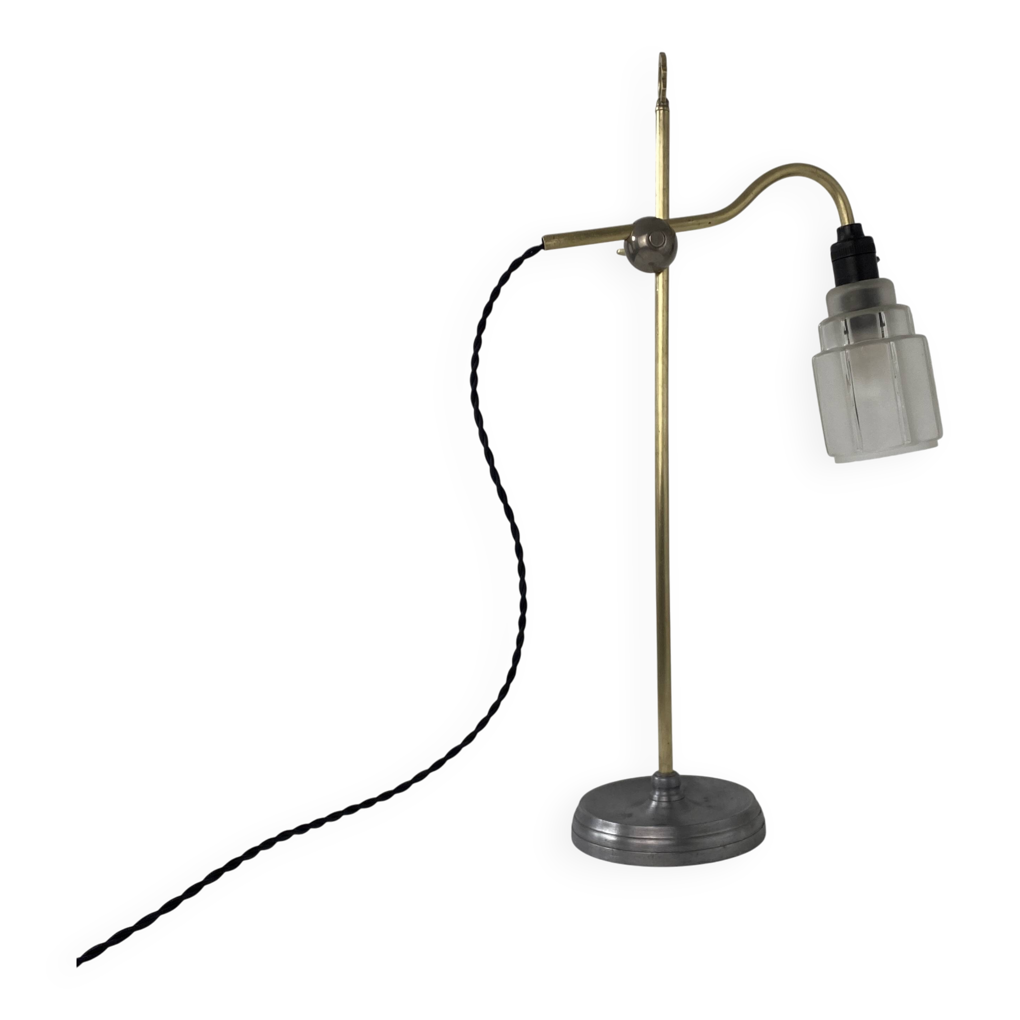 Ancienne lampe de bureau vintage « le succes paris »