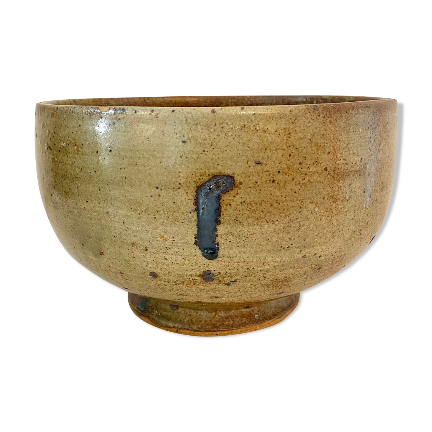 Pyrite sandstone bowl