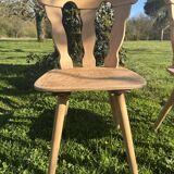 2 old bistro chairs