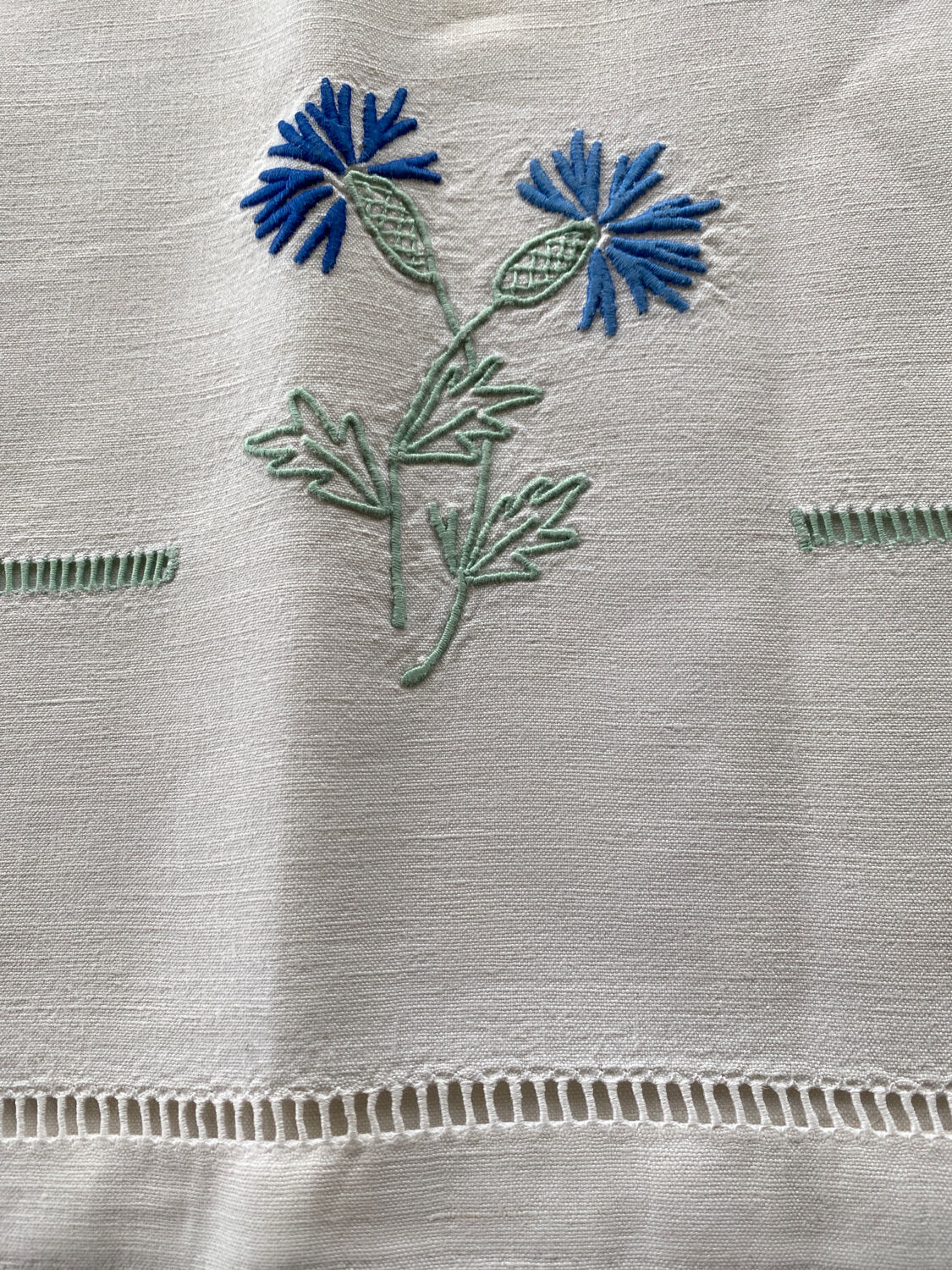Embroidered sheet