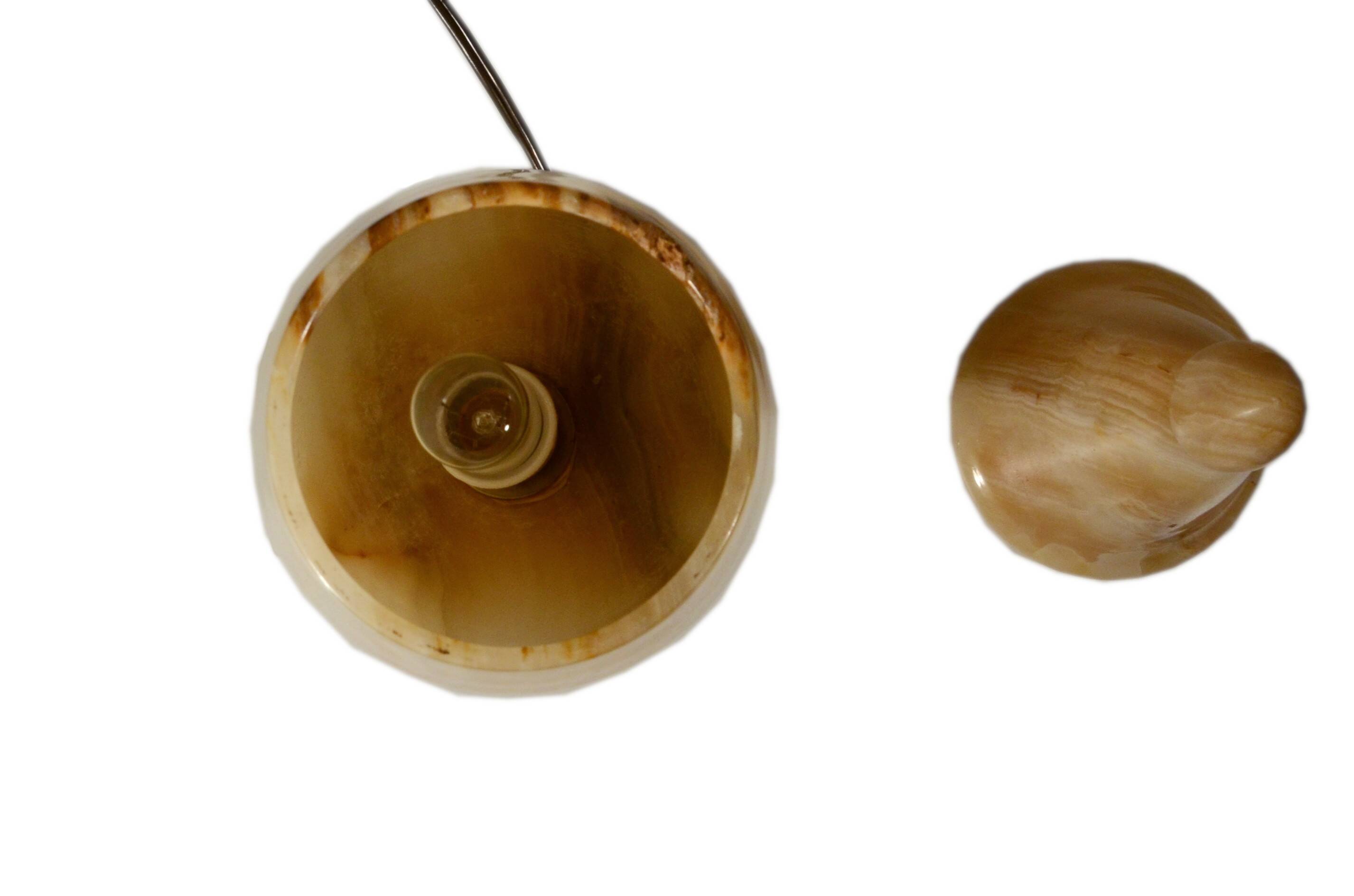 Marble lamp, 12x35cm