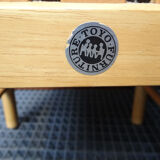 Pair of wide chairs made of solid wood Toyo Furniture made in Japan