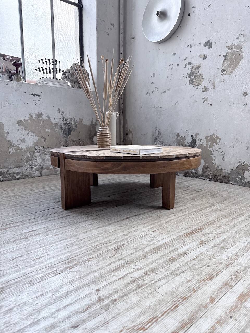 Table basse Roger Capron « grain de café »