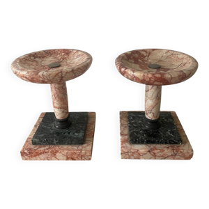 Paire de serre-livres - cassolettes