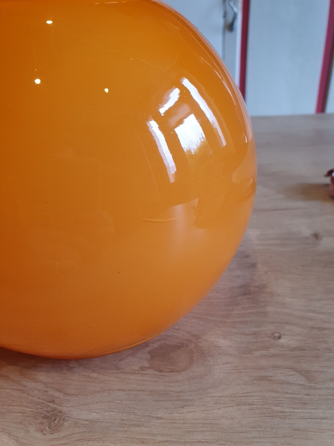 Duo of opaline lampshades
