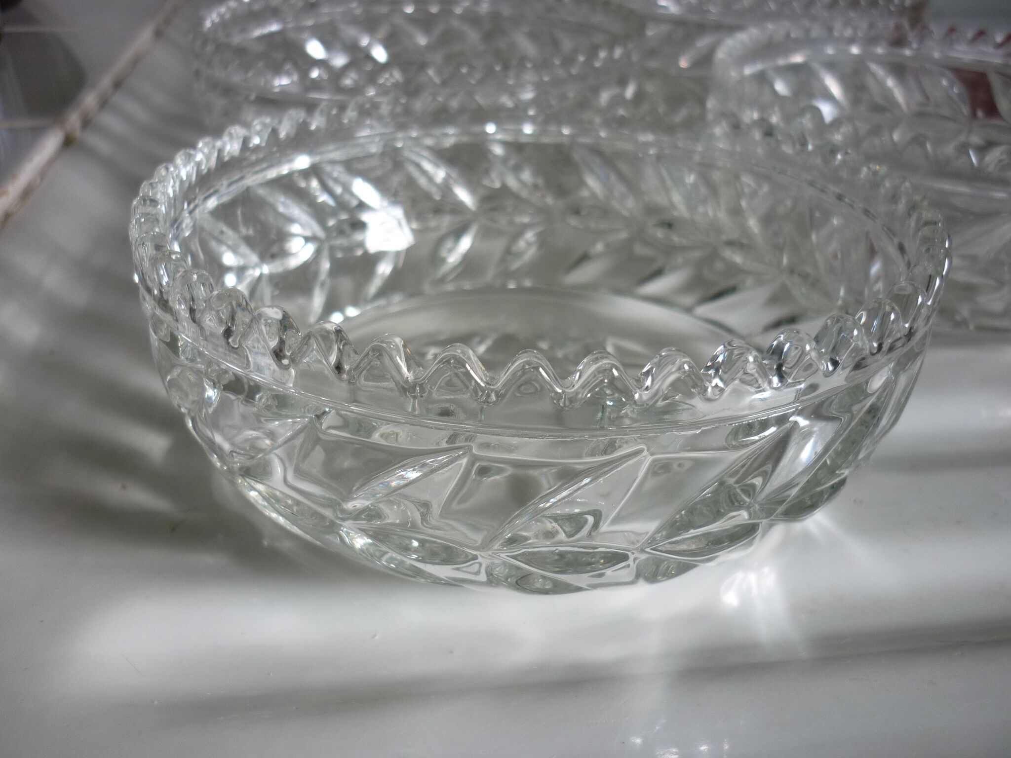 Ice cream cups, fruit salad