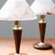 Murano glass mushroom desk lamps, 1970s, set of 2