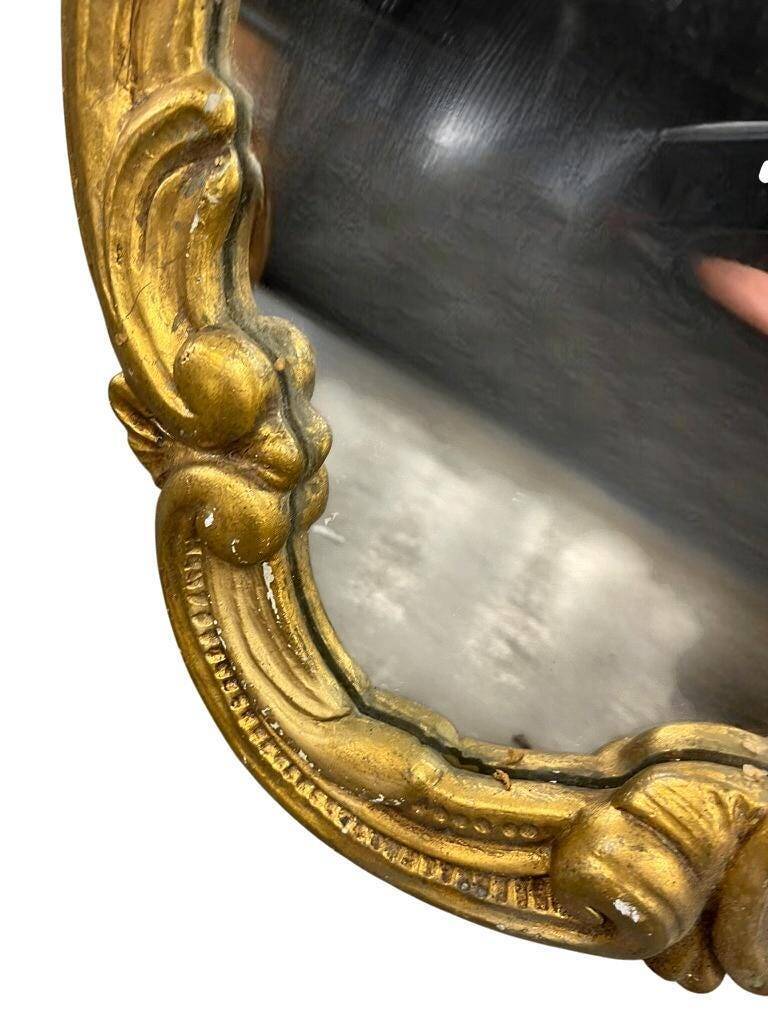 Vintage gold baroque mirror / wall mirror