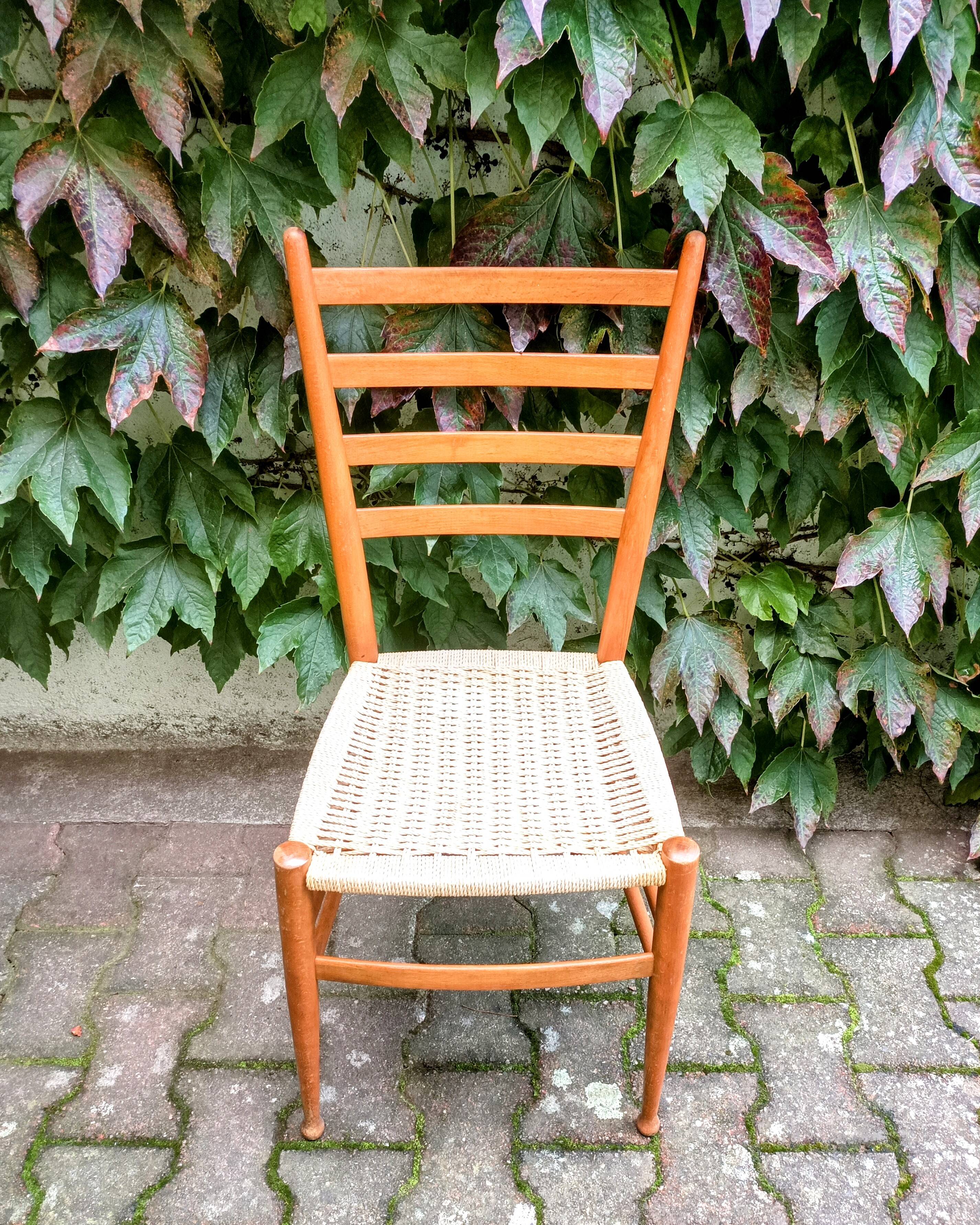 Spinetto rope chairs by Chiavari