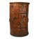 Primitive folk art cabinet made of an old tree trunk.