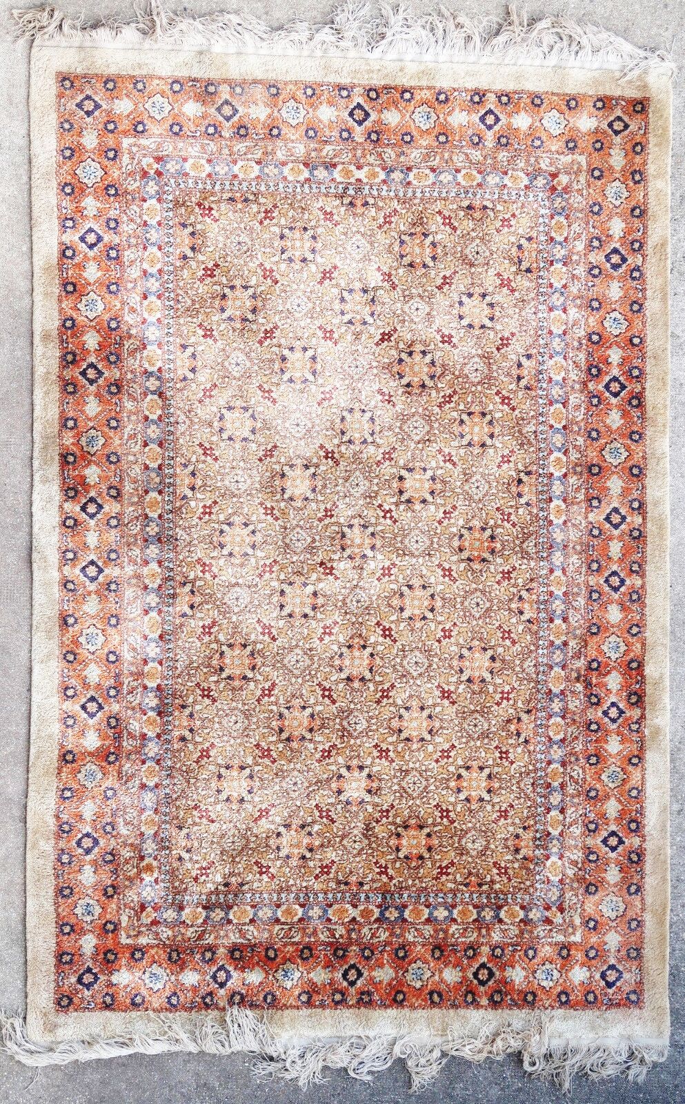 Chinese silk rug 1950 190 X 125 cm