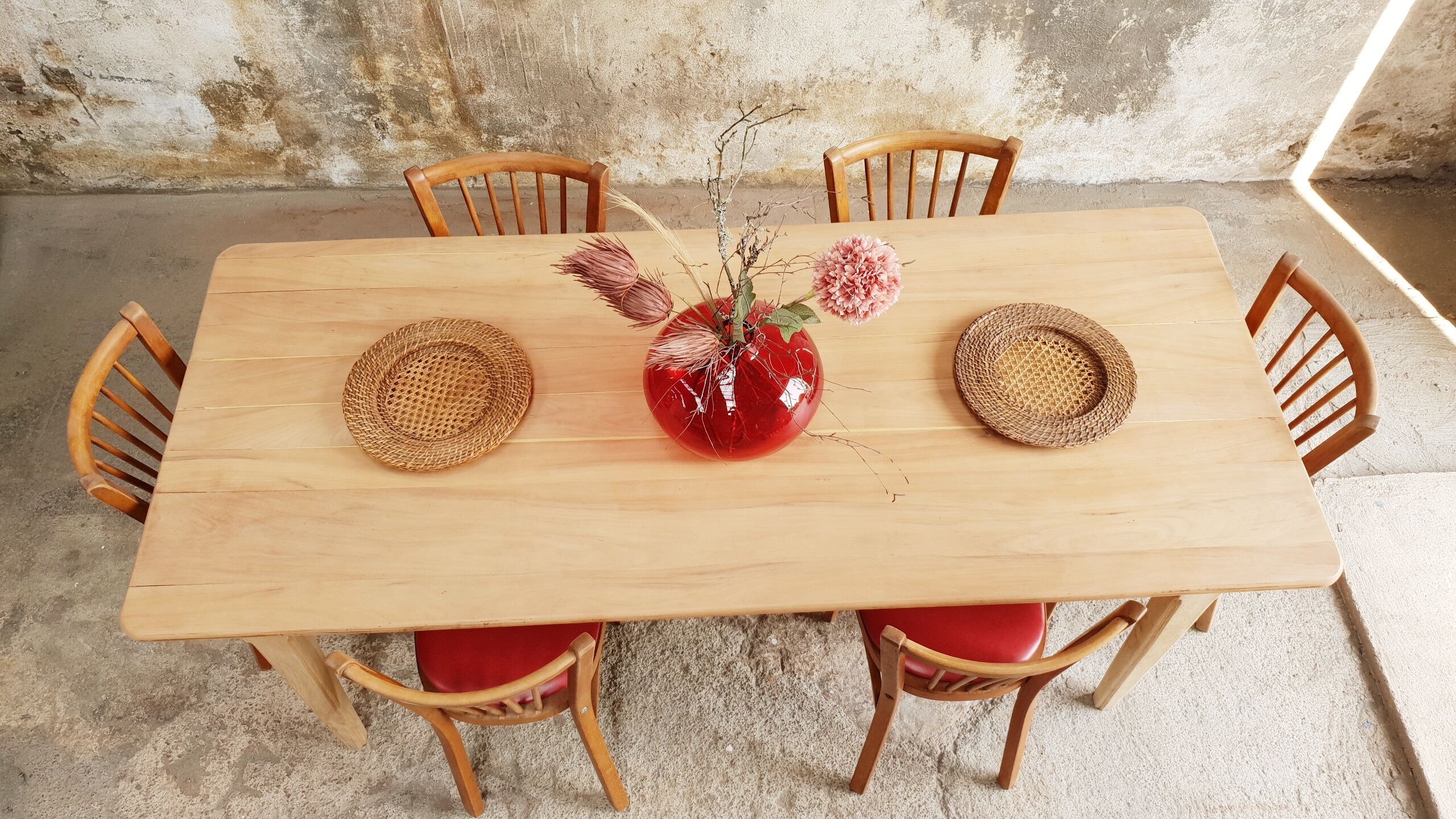 Vintage farmhouse table