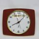 Vintage Jaz Transistor Wall Clock with Day and Date Calendar Formica