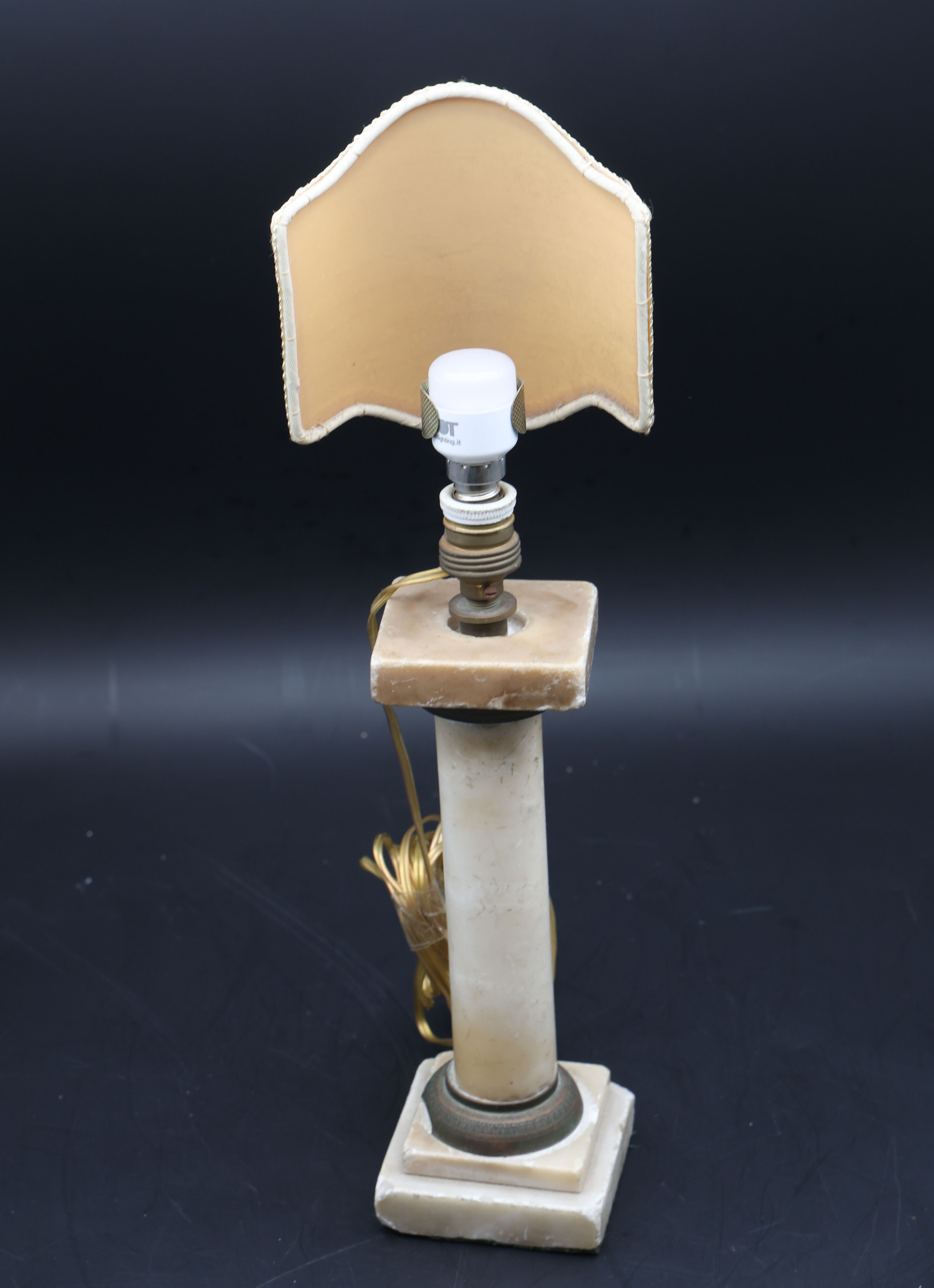 Vintage Art Decò Alabaster Table Lamp
