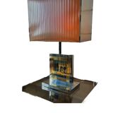 Bd Lumica table lamp and lampshades, 1970s period