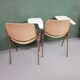 Pair of college chairs by  Giancarlo Piretti for Castelli