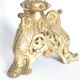 Paire de candélabres neogothique XIXe en bronze