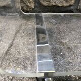 Plexiglass coffee table 1970