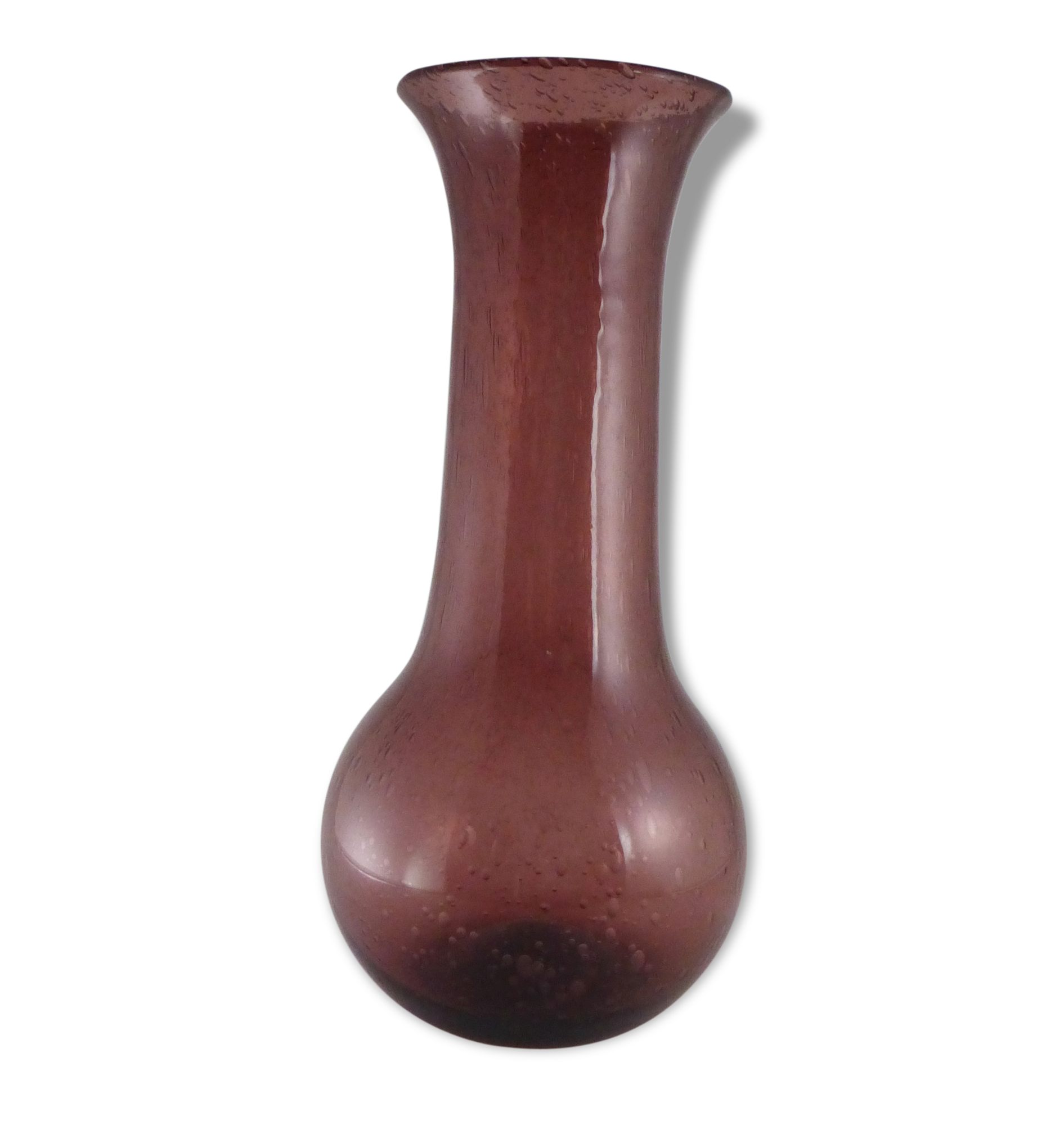 Large vase bubble glass - glassware of Biot - 1960-70