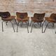 Set de 4 chaises  vintage Se 68 par Egon Eiermann pour Wilde+Spieth 1950"