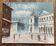 Tableau vintage 1950-60 vue de Paris les Invalides
