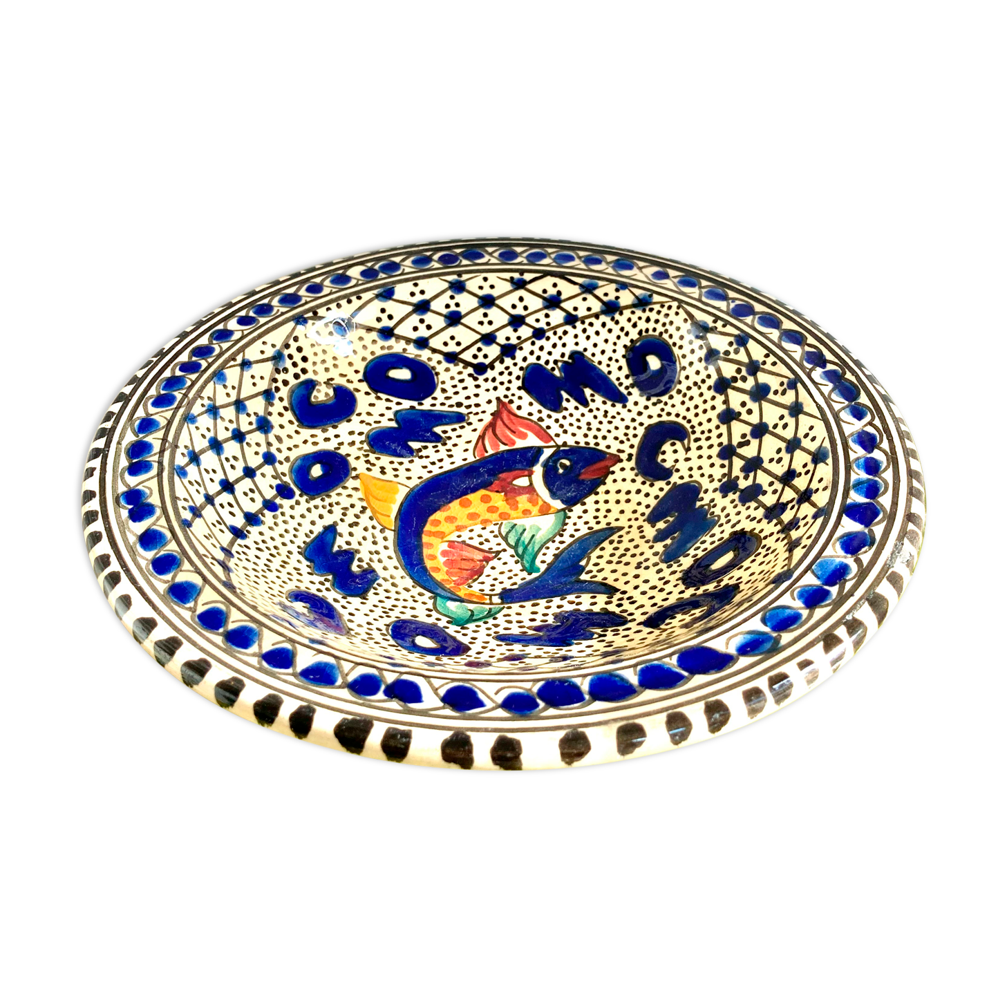 Empty pocket ceramic cut decoration fish