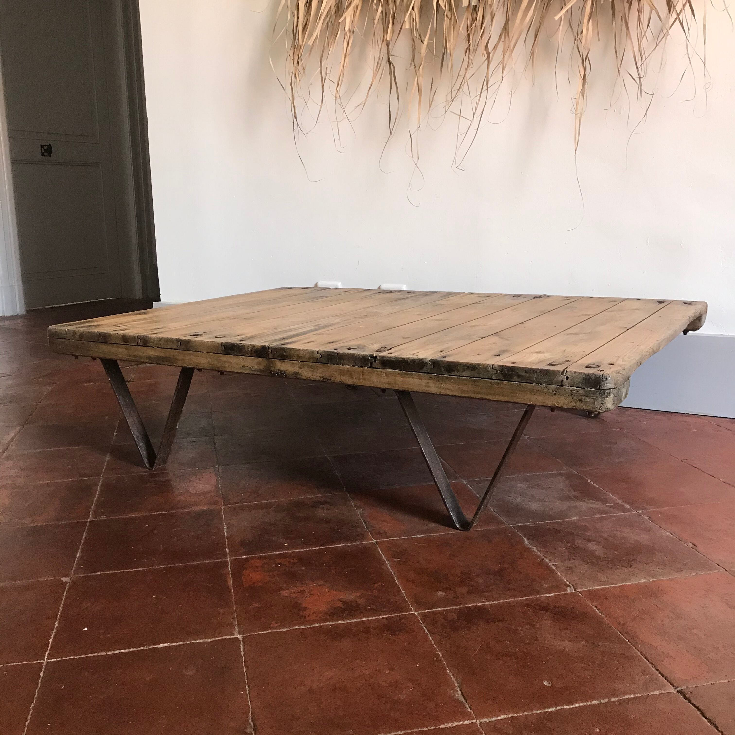Industrial coffee table