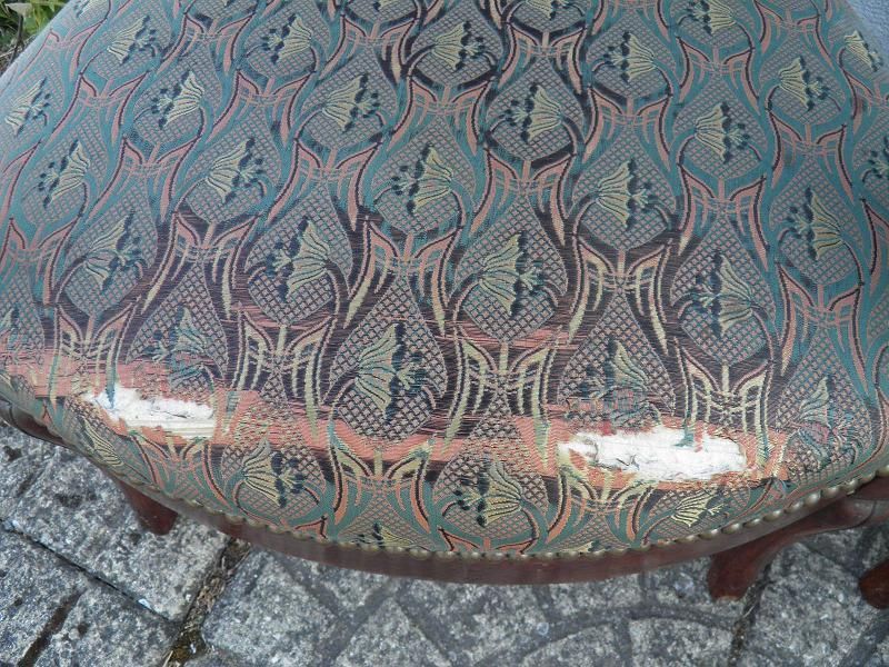 PAIR of old ARMCHAIR style LOUIS PHILIPPE Epoque XIXe Chair mahogany Lacrosse