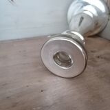 Mercurized glass candle holder