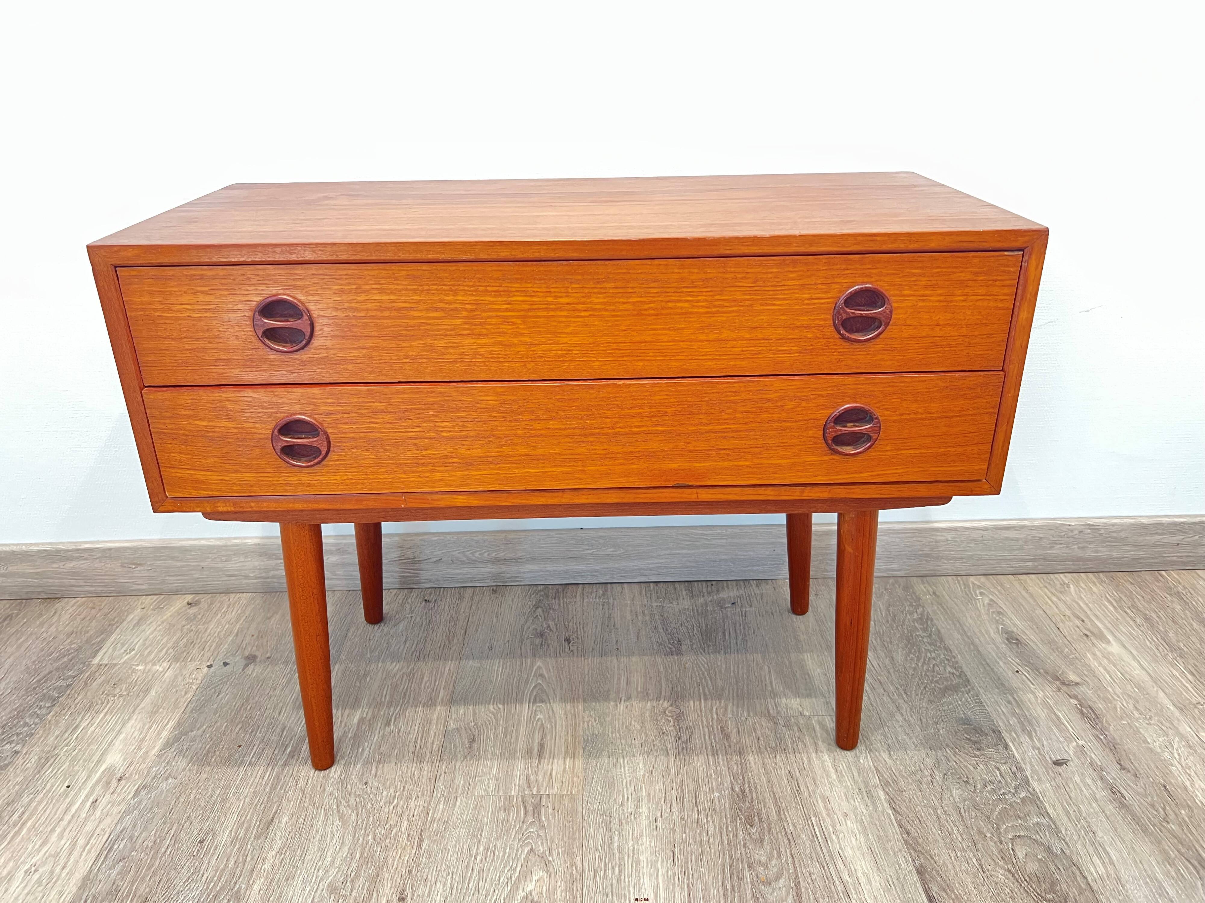 Scandinavian teak commode Denmark 1960s