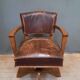 Vintage rotating burreau armchair