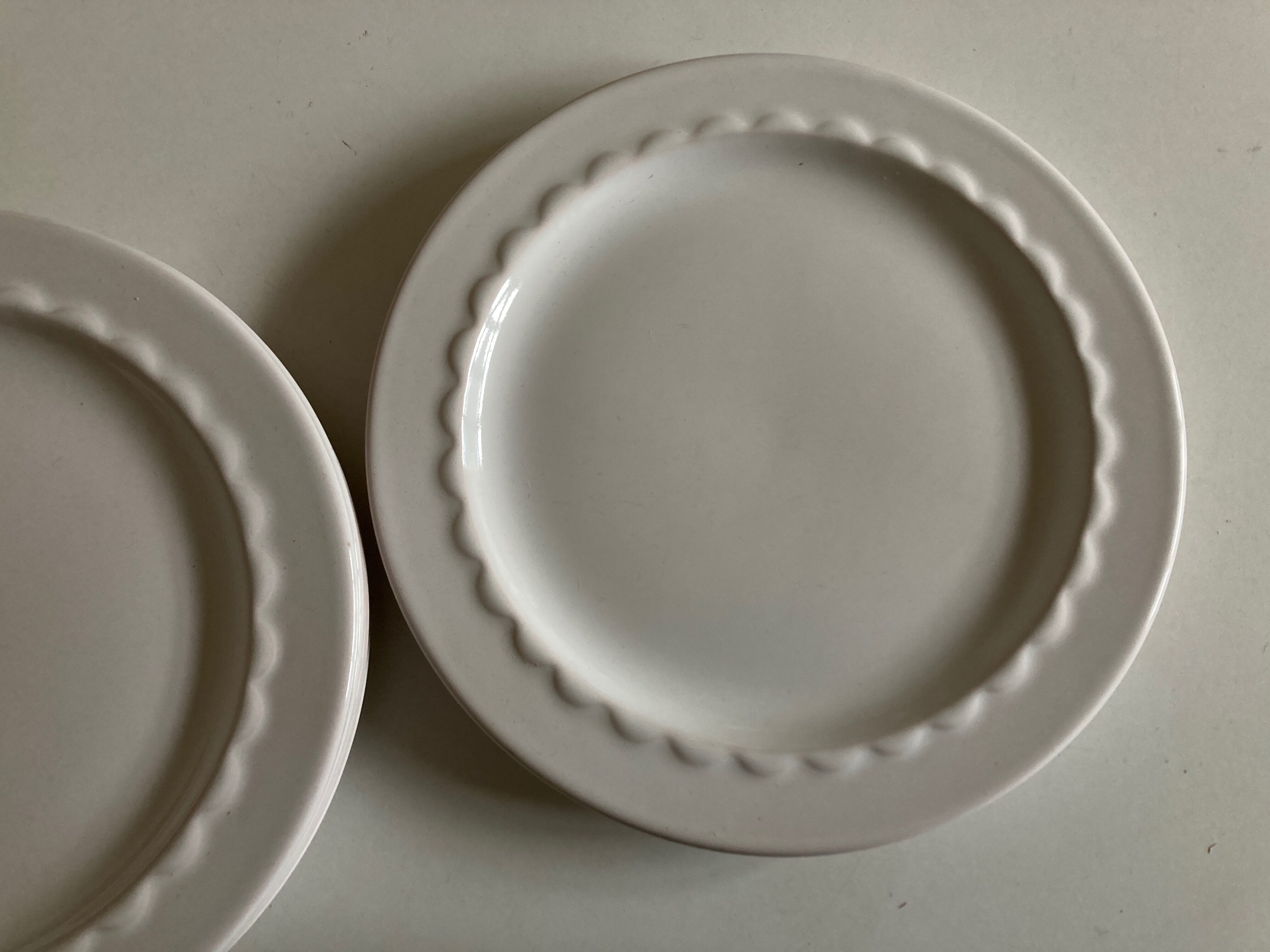 Set of 6 plates of glazed earth 1970 Pierre Motton for Gien