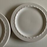 Set of 6 plates of glazed earth 1970 Pierre Motton for Gien