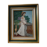 Signed canvas painting